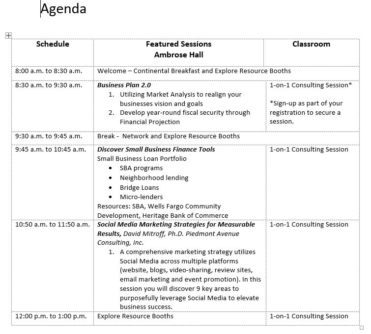 tv-small-business-agenda
