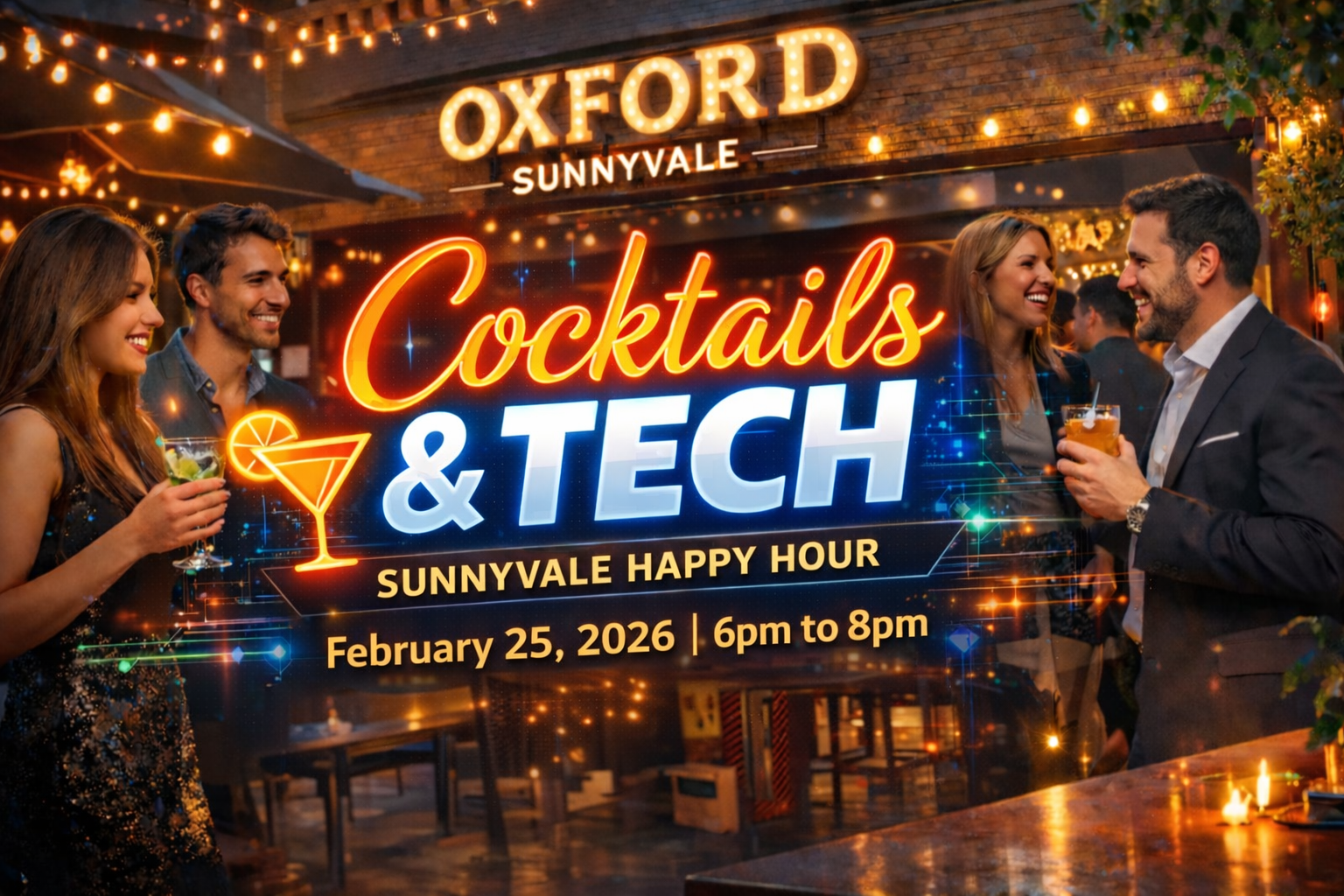 Cocktails and Tech Sunnyvale Happy Hour | February 25, 2026